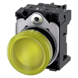 Siemens - Indicatore luminoso giallo led 24V 22mm 3SU11526AA301AA0