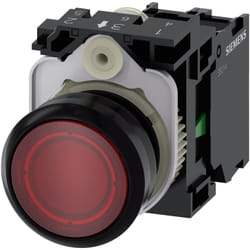 Siemens Drucktaster beleuchtet 22mm rund rot 1S