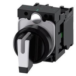 Siemens 3SU1100-2BM60-1NA0 attuatore elettrico Nero, Metallico