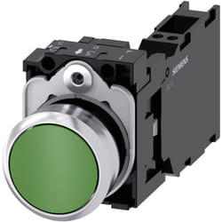 Siemens 3SU1150-0AB40-3FA03SU11500AB403FA0 Drucktaster 22mm rund