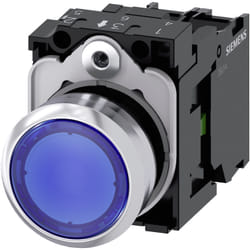Siemens 3SU1152-0AB50-1BA0 Drucktaster 22mm rund blau