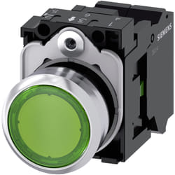 Siemens 3SU1152-0AB40-3BA0 Drucktaster 22mm rund grün