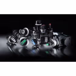 Siemens 3SU1002-2BN50-0AA0 Knebelschalter 22mm rund blau - Vista aggiuntiva 2