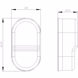 Siemens 3SU1900-0DH70-0AA0 Silikon-Schutzkappe Doppeldrucktaster - Vista aggiuntiva 4