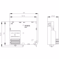 Siemens AS-Interface Modul 4 Ein-und 4 Ausgänge 3SU - Vista aggiuntiva 5