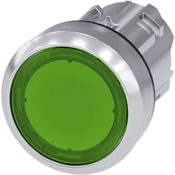 Siemens Drucktaster beleuchtet 22mm rund grün