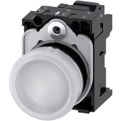 Siemens 3SU1156-6AA60-3AA0 Leuchtmelder 22mm rund weiß