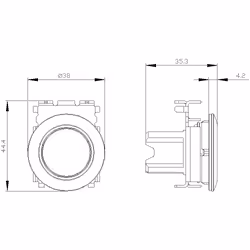 Siemens 3SU1061-0JD40-0AA0 non classificato - Vista aggiuntiva 3