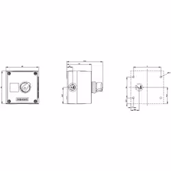 Siemens Gehäuse für 3SU1801-0BE00-4AB1Befehlsgeräte 22 mm rund - Vista aggiuntiva 5