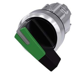 Siemens 3SU1052-2CF40-0AA0 attuatore elettrico Nero, Verde, Metallico