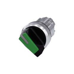 Siemens - Selettore Luminoso a Leva Verde Posizioni i/o/ii 3SU10522BL400AA0