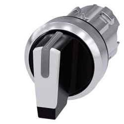 Siemens 3SU1052-2BM60-0AA0 attuatore elettrico Nero, Metallico