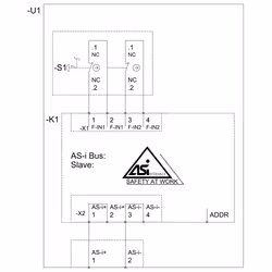 Siemens 3SU1801-0NB10-4HC2 AS-Interface-Gehäuse 22mm - Vista aggiuntiva 4