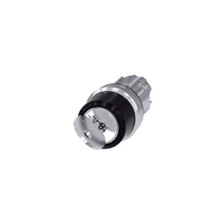 Siemens - Selettore a chiave ronis, 22 mm, tondo, in metallo, lucido, numero serratura SB30, con 2 chiavi, 2 posizioni di commutazione oi, bistabile