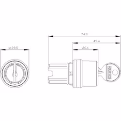 Siemens 3SU10504BL110AA0 - Vista aggiuntiva 4