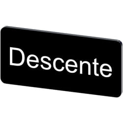 Siemens Bezeichnungsschild 3SU1900-0AC16-0GD0 12.5x27 Descente