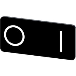 Siemens 3SU1900-0AC16-0QG0 3SU19000AC160QG0 Bezeichnungsschild 10 St.