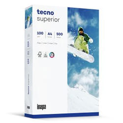 inapa-tecno tecno Superior 100g 210x297 R carta inkjet A4 (210x297 mm) 500 fogli Bianco