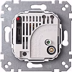 Merten 536302, Interruttore rotante, Metallico, Bianco, IP20, 230 V, 10 A
