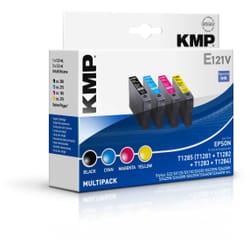 KMP E121V cartuccia d'inchiostro 4 pz Nero, Ciano, Magenta, Giallo