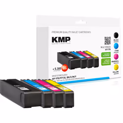 KMP H117V, Nero, Ciano, Magenta, Giallo, Inchiostro a base di pigmento, Inchiostro a base di pigmento, 250 ml, 106 ml, 14500 ...