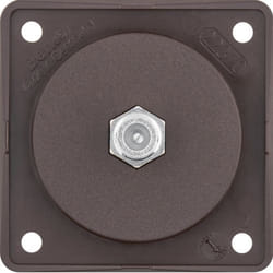 Hager 945192501 Placca copripresa e copri interruttori Marrone