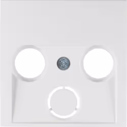 Hager 12038989, Bianco, Plastica, Termoplastica, Ogni marca, Lucido, 10 pz