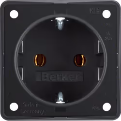 Hager 947782503, Nero, IP44, 10 pz, 250 V