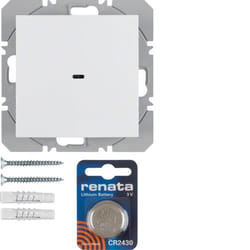 Berker 85655289 trasmettitore da parete 2 canali Grigio