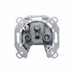 Berker 452210, SAT + TV + Radio, 5,5 dB, Grigio