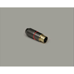 BKL Electronic 0212014 cavo di collegamento Mini DIN Nero, Rosso