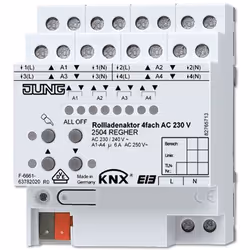 JUNG 2504 REGHER, Bianco, 110 - 240 V, 50/60 Hz