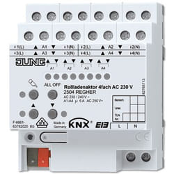 JUNG 2504 REGHER attuatore elettrico Bianco