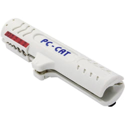Jokari - Utensile di sguainatura Adatto per Cavi rotondi, Cavo CAT5, Cavo CAT6, Cavo CAT7, Cavo Twisted-Pair 4.5 fino a 10 mm 0.