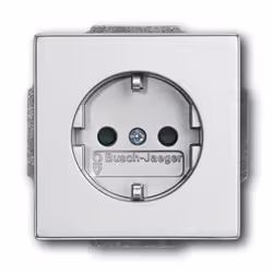 Busch-Jaeger 2011-0-3798, CEE 7/3, 2P+E, Argento, 250 V, 16 A, 63 mm