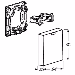 Busch-Jaeger 3746 U-101 cassetta di derivazione elettrica