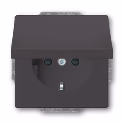 Busch-Jaeger 20 EUK-81, CEE 7/3, 2P+E, Nero, 250 V, 16 A, 63 mm
