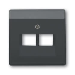 Busch-Jaeger 1710-0-3615 Placca copripresa e copri interruttori Antracite