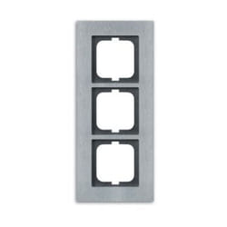 Busch-Jaeger 1723-860 Placca copripresa e copri interruttori Acciaio inox