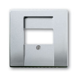 Busch-Jaeger 1710-0-3659 Placca copripresa e copri interruttori Alluminio