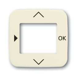 Busch-Jaeger 6430-0-0285 Placca copripresa e copri interruttori Crema, Bianco