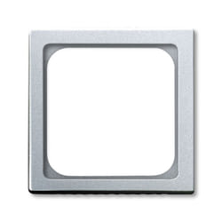 Busch-Jaeger 1710-0-3677 Placca copripresa e copri interruttori Alluminio
