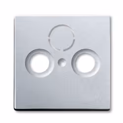 Busch-Jaeger 1743-83, Alluminio, Tradizionale, Busch-Jaeger, 0230-0-0250, SAT + TV + Radio, 63 mm