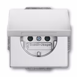 Busch-Jaeger 2018-0-1487, CEE 7/3, 2P+E, Argento, 250 V, 16 A, 63 mm