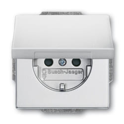 Busch-Jaeger 2018-0-1487 presa energia CEE 7/3 Argento