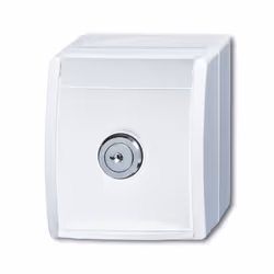 Busch-Jaeger 2083-0-0832, CEE 7/3, 2P+E, Bianco, IP44, 250 V, 16 A