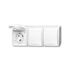 Busch-Jaeger 2084-0-0712 presa energia CEE 7/3 Bianco