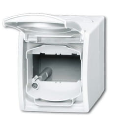Busch-Jaeger 1758 WN-54 cassetta di scarico Bianco