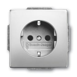 Busch-Jaeger 2013-0-5276 presa energia CEE 7/3 Argento
