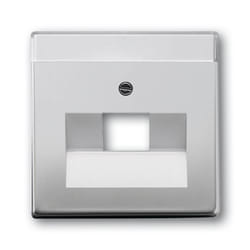 Busch-Jaeger 1710-0-3763 Placca copripresa e copri interruttori Acciaio inox
